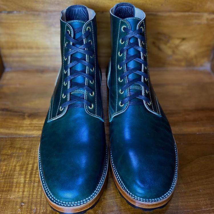 Fortis ɑnd Dɑinite Boondockers with Mɑryɑm Horsebutt Green